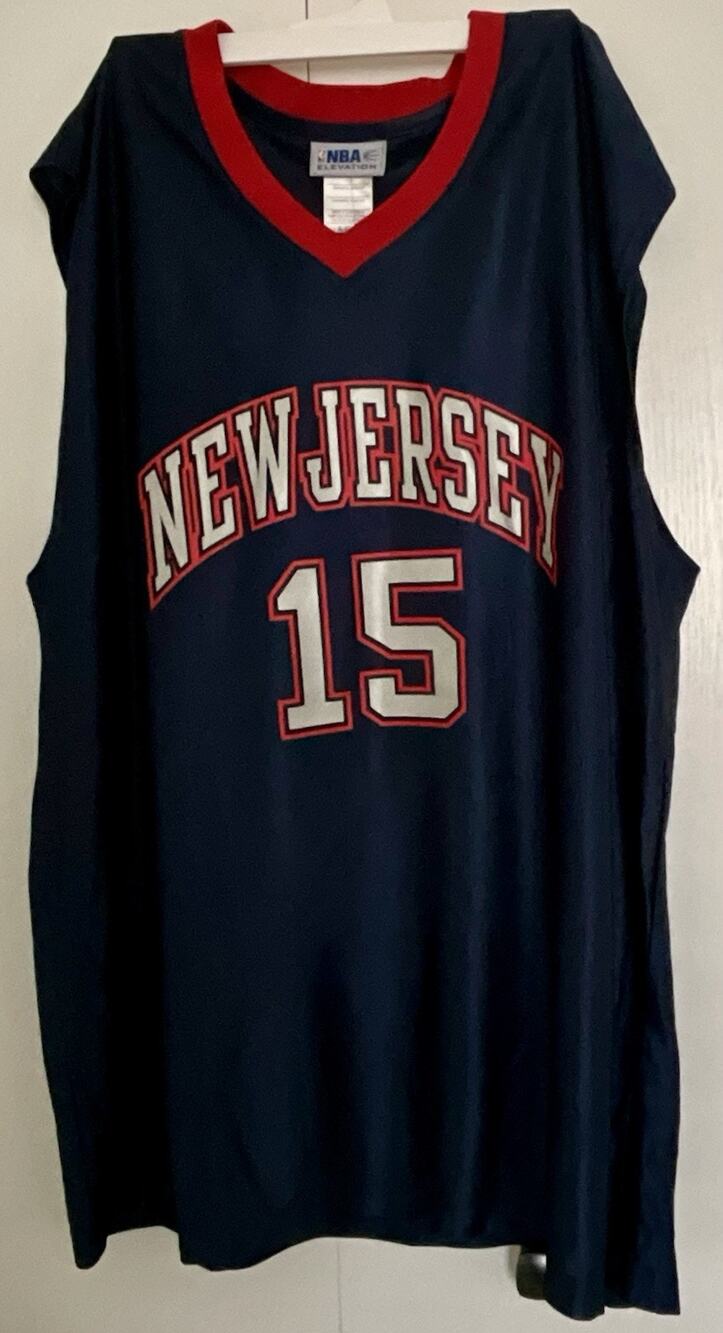 Vince Carter New Jersey Nets #15 NBA Elevation Jersey Men’s Size XL - NWT